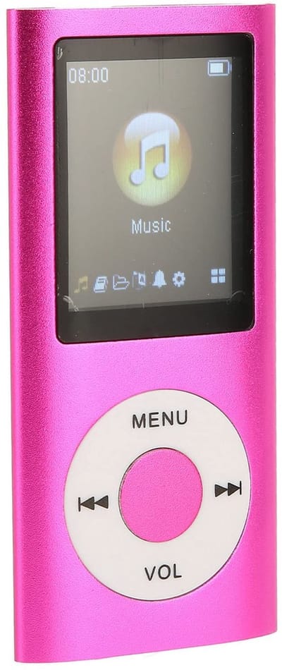 Dailygoody - MP3 Bluetooth Speler - Ultradun en duurzaam - 1.8 Inch - Ondersteuning Geheugenkaart - Geschikt voor Studenten - Muziekspeler voor Hardlopen