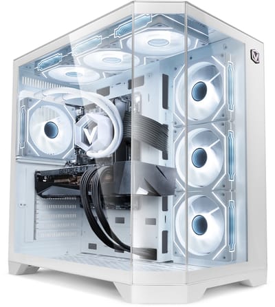 Vibox Gaming PC - Ryzen 7 9800X3D - RX 9070 XT - 32GB DDR5 RAM - 1TB SSD - Windows 11 - WiFi 6 + Bluetooth 5.4 - Waterkoeling