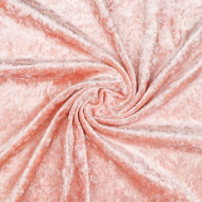 Velours de panne - 140cm breed - Oud roze - 50 meter