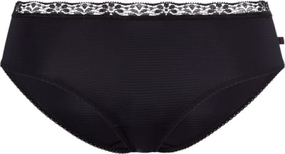 Slip Bee Lace Slip met kant, fijne strepen & glanzende look