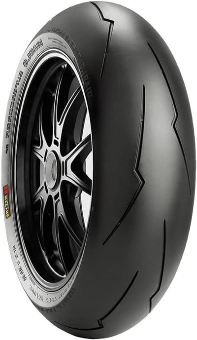 Motorband - Scooterband Raceband - Circuit Gebruik - Groot Contactoppervlak - 200/55 ZR17 78W - Zwart