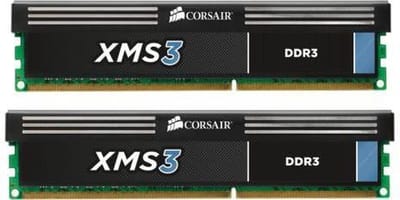 Corsair XMS3 8GB DDR3 1600MHz (2 x 4 GB)