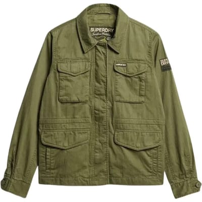 Dames militaire parka met voering Superdry M65