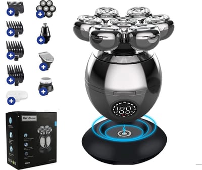 baardtrimmer-bodygroomer-tondeuze-scheerappraat mannen-5 in 1 scheerapparaat - premium shaver - ook voor gladde benen