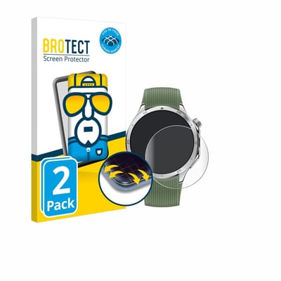 BROTECT - Screenprotector voor OnePlus Watch 3 - Folie Beschermfolie transparant volledig dekking - 2 Stuks