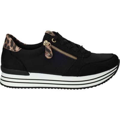 Remonte Sneakers - Dames - Zwart - Maat:38