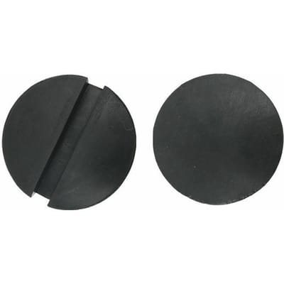 2× Sleufrail Vloer Jack Schijf Rubber Pad Adapter voor Pinch Weld Side JACKPAD black