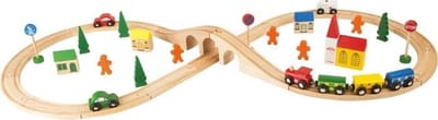 Base Toys Houten Grote Spoorbaan