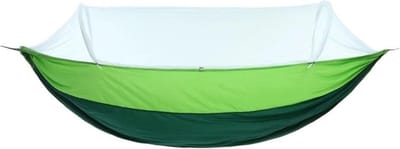 Reishangmat - Kampeerhangmat Klamboe - Buiten Ontspannen - Lichtgewicht Draagbaar - 260x140 cm - Groen