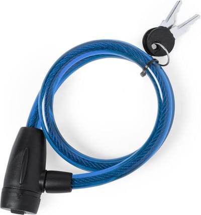 Fietsslot kabelslot blauw