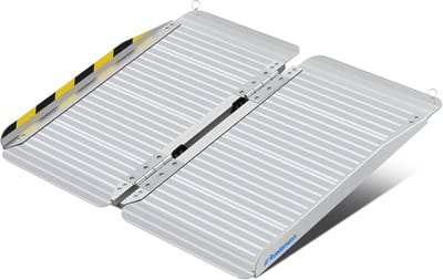 Drempelhulp - Oprijplaat - Mobiliteit Verbeteren - Hoge Draagkracht - 60 cm Breed - Zwart
