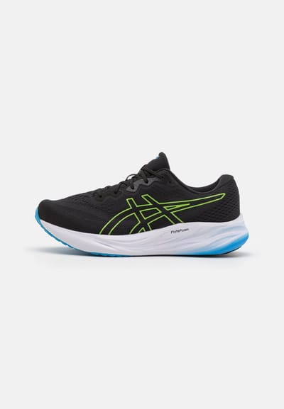 ASICS GEL-PULSE 15 - Unisex Hardloopschoen - Zwart/Lime - Maat 49