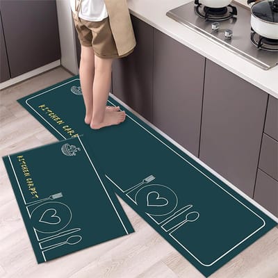 Keukenmat, slaapkamermat, gangmat, lange strook vloerkleed, zachte en antislip deurmat, keukenaccessoires 40cmx120cm 1pc
