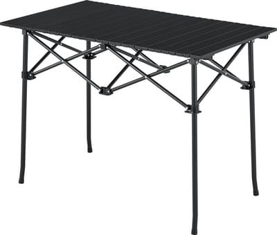 Tuintafel Castilenti klaptafel 94x55x68 cm zwart [en.casa]