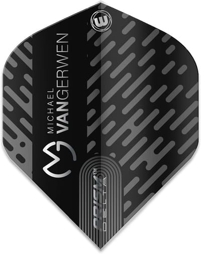 Dart Flights Zwart Grijs Extra Dik Professioneel Set van 3