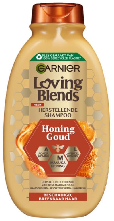 Garnier Loving Blends Honing Goud Shampoo - 3 x 300 ml - Voordeelverpakking
