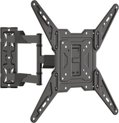 Verstelbare TV Wandbeugel voor 26-55 Inch LCD/LED/Curve TV's, Draaibaar en Kantelbaar, Max. VESA 400x400mm, Ideaal voor Thuisgebruik en Ruimtebesparing