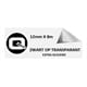 Brother TZe-S131 tape zwart op transparant extra klevend 12mm x 8m (huismerk)
