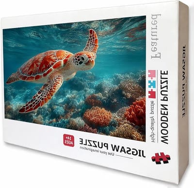Houten Puzzel - Legpuzzel Volwassenen - Ontspannende Hobby - Achterkant met Letters - 156 x 105 cm - Dier 8