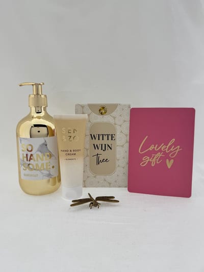Valentijn •Cadeaupakket Dames• Witte Wijn Thee - Cadeau voor Vrouwen - Perfect Gifts