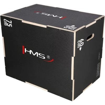 HMS Plyobox Hout - 75 x 60 x 50 cm - Zwart