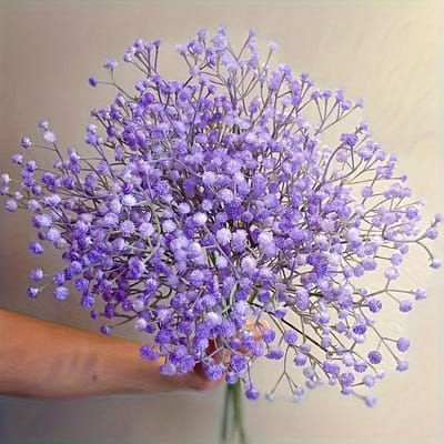Lot de 3 fausses fleurs en soie pour simulation de ciel étoilé, accessoires pour prendre des photos, ornements de mariage, fleurs décoratives violet