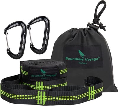 Multifunctionele Hangmatriemen voor Kinderen - 2 Pack - 200 kg Capaciteit - Perfect voor Camping en Buitenactiviteiten