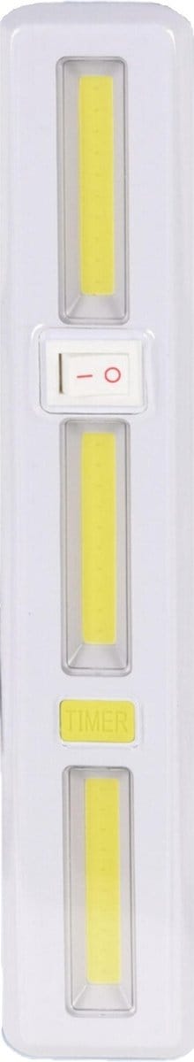 FX light Kastlampen - met schakelaar - LED lampen - wit - 24 x 4.2 cm - met magneten te bevestigen