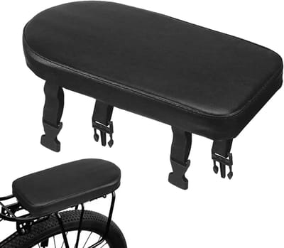 Fiets Achterbank - Kinderzitje Fiets - Bagage Vervoeren - Anti-shift Technologie - 31x15x4cm - Zwart