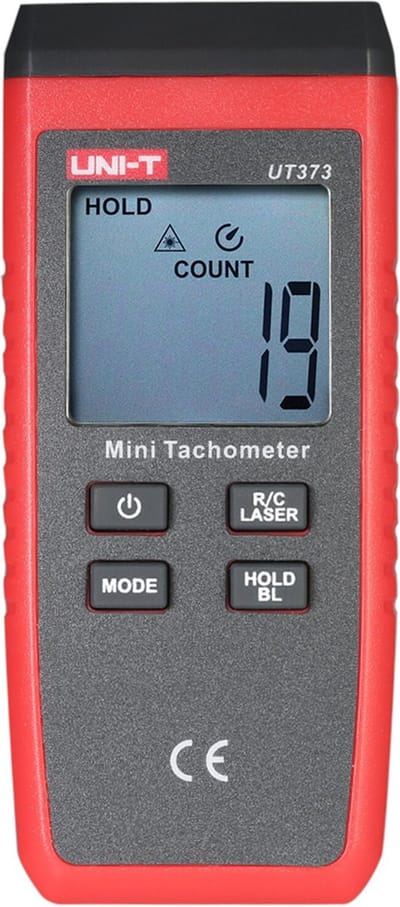 UNI-T UT373 Laser Toerenteller – Digitale Tachometer 2.5–99.999 RPM – Nauwkeurige Mini RPM Meter met Min/Max/AVG + Hold