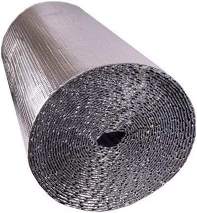 Isolatie Folie - Warmte Reflectie - Energie Besparen - Zelfklevend - 1x4 Meter
