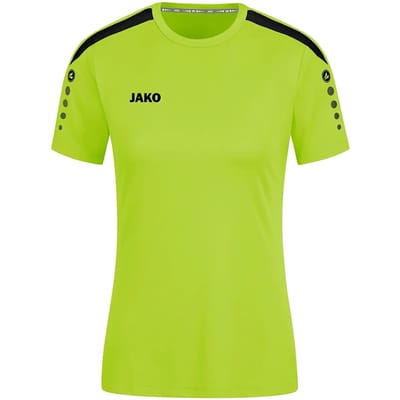 Jako Power Shirt Korte Mouw Dames - Fluo Groen | Maat: 34