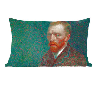 Sierkussens - Kussentjes Woonkamer - 50x30 cm - Kunst - Van Gogh - Oude meesters - Zelfportret