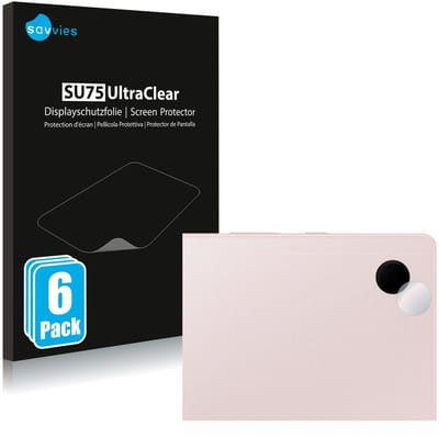 Savvies - Screenprotector voor Samsung Galaxy Tab A8 WiFi (ALLEEN Camera Lens) - Folie Beschermfolie transparant 6 Stuks