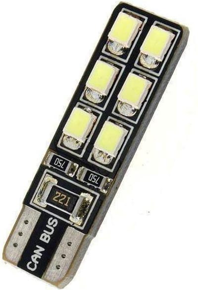 T10 - 12 LED - 2016 - canbus - double sided lamp - 12 volt - 2 stuks