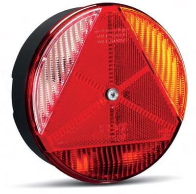 Achterlicht - SIM - 3185 - Rechts - Achter - Rem - Richting - Achteruit - Reflector - 12V-24V