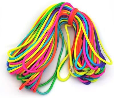 Klimtouw Koord - Parachute Koord - Outdoor Activiteiten - 7 Strengen Binnenkern - 31 Meter 4mm - Regenboog