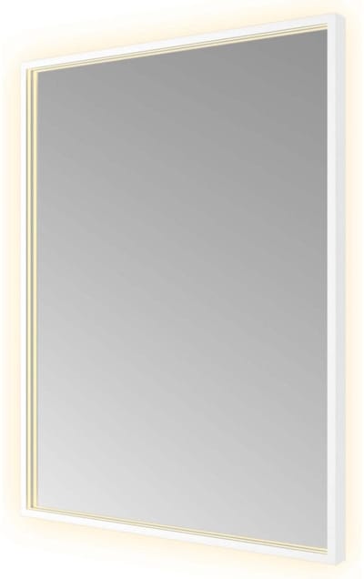 Hotbath &More SQU680 Square spiegel 60x80cm met verlichting, spiegelverwarming, kleurwissel, dimbaar en afstandsbediening mat wit