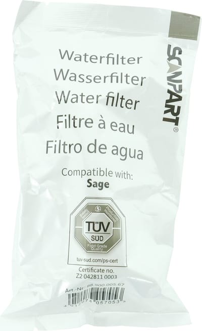 Scanpart waterfilter voor koffiemachine - Geschikt voor Sage en Solis - Alternatief voor Sage BES008 en Solis 700.81 - 1 stuk