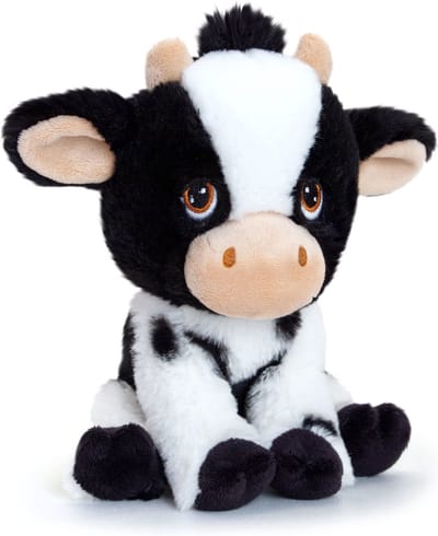 Keel Toys Koe - 18 cm - Dieren knuffelbeesten