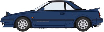 Hasegawa Modelbouwpakket Auto - 20725 Toyota MR2 (AW11) - Late Versie - Super Edition 1989 - Auto Plastic - 1:24 - Modelbouw