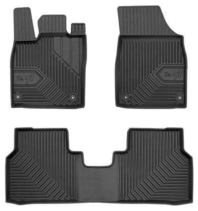 Frogum - No.77 - Automatten 3D - Geschikt voor CUPRA Born vanaf 2021 - 4-delig - TPE Rubber - Zwart