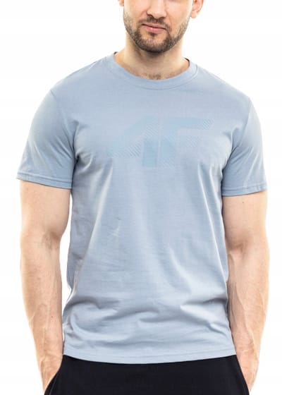 4F T-shirt Heren - Zwart - Katoen - Maat S