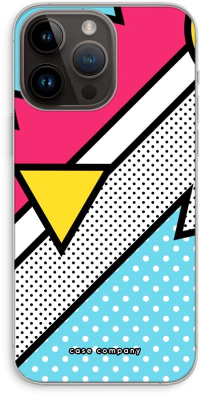 Case Company® - Hoesje geschikt voor iPhone 14 Pro Max hoesje - Pop Art #3 - Soft Cover Telefoonhoesje - Bescherming aan alle Kanten en Schermrand
