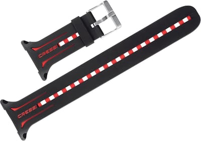Verstelbare Duikmasker Band Zwart/Rood voor Snorkelen en Duiken