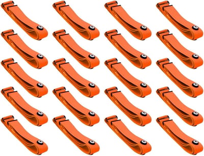 Borstband Hartslagmeter - Sportband Hartslag - Sporten Meten - Verstelbare Elastische Band - 20 Stuks - Oranje