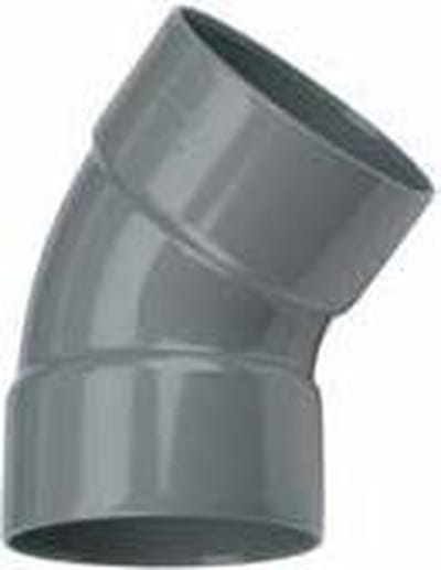 PVC RIOOLBOCHT 45° 32 MM