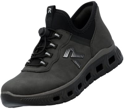 Rieker dames slip-on schoenen donkergrijs