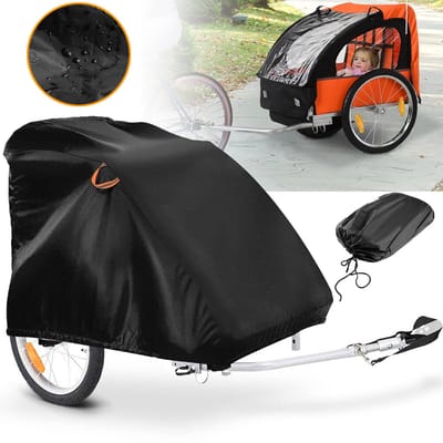 140*88*92CM Waterdichte Fietsaanhangerhoes - Trailerhoes - Waterdicht Winddicht En UV-Bestendig