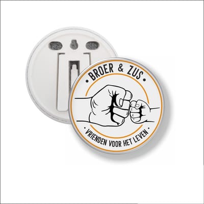 Button Met Clip 58 MM - Broer & Zus
